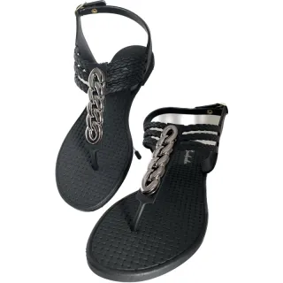 Rasteirinha feminina lirio star sandália - 3 tira I I preto