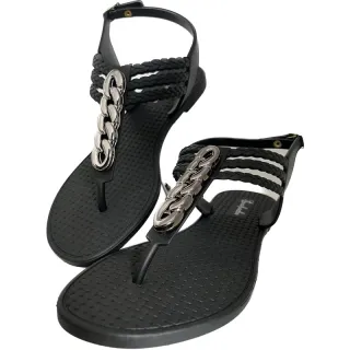 Rasteirinha feminina lirio star sandália - 3 tira I I preto