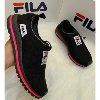 Promoção Tênis Meia Star Barato - Confortável e Leve para Academia, Corrida, Caminhar e Trabalhar - Preto/ Sola/ Preto Pink _F1,LA