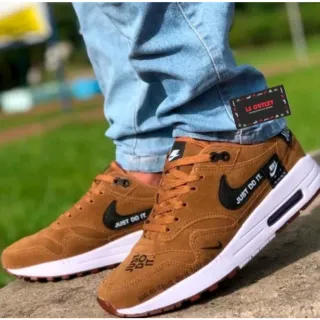 Tênis Masculino/Feminino Nike Air Max Plus TN Just Do It - Promoção Raryel - Caramelo