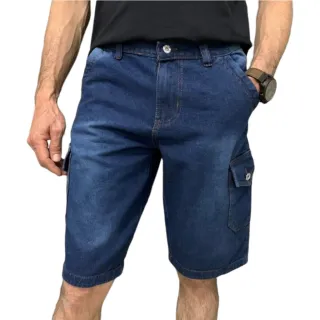 Bolsos Bermuda Cargo Masculina Coloridas 6 - Jeans Cargo 6 Bolsos