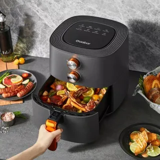 Fosco Grafite Antiaderente Air Fryer Gaabor 6L - 127V / 220V - 220V