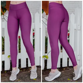 Legging Modeladora Suplex Grossa Cintura Alta Fitness Treino - Bordô