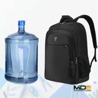 Impermeável Mochila Notebook Grande Masculina 60l Motoboy - Marrom