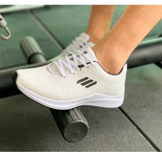 Envio Imediato Tênis O2X Zoom Fitness Masculino Esportivo - Promoção - BRANCO/PRETO O2X