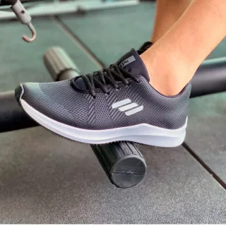 Envio Imediato Tênis O2X Zoom Fitness Masculino Esportivo - Promoção - BRANCO/PRETO O2X