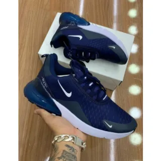 Promoção top! Tênis Masculino Air Max 270 Caminhada Academia Esportes do 38 ao 43 - 270 MARINHO