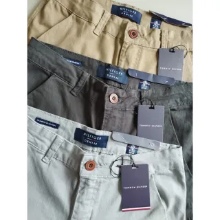 Calças Skinny Sarja Bolso Embutido - Casual e Social - Areia