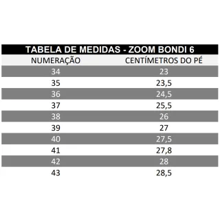 Tênis Zoomm Bondi "6" - Promoção Incrível! - Preto Rosa