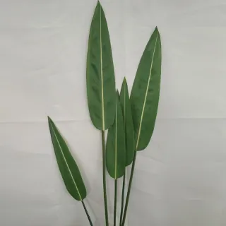 Unidade A-6 de folha artificial de bananeira - 98cm