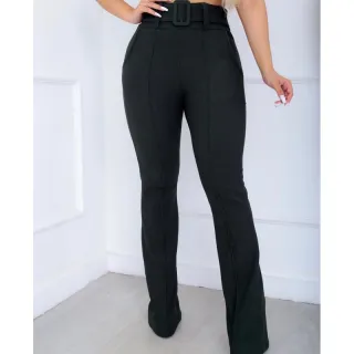 Malha pop flare social feminina P M G GG - Bordô