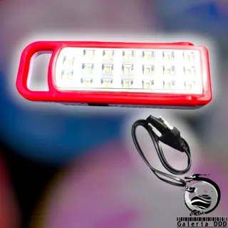 Recarregável Luminária de Emergência 20 LED - Bateria de 12 Horas - Único