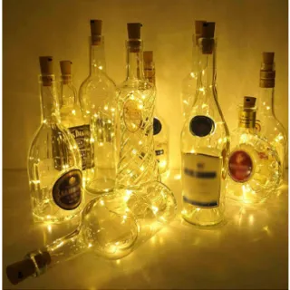 Decoração de Natal - Fio de Luzes LED 2 Metros para Casa, Casamento e Festas - Único