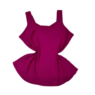 Moda Verão: Regata Feminina Lisa Alça Larga Viscolinho - Novidade - Preto