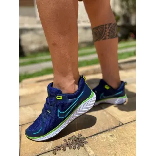 Lançamento 2023 Tênis Esportivo Masculino Academia - Branco