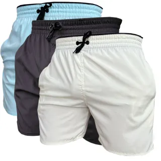 Treino Academia Futebol Kit 3 Bermudas Shorts - Short Kit 2