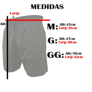 Treino Academia Futebol Kit 3 Bermudas Shorts - Short Kit 2