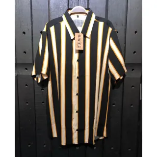 Promoção de Camisas Masculinas Estampadas Listradas em Viscose Slim Fit - Alta Qualidade - 3-colorida