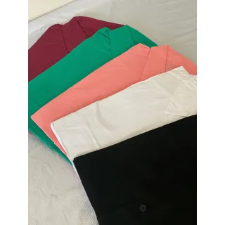 Camisa Social Masculina Havaiana Verão - Manga Curta Lisa Básica - Branco