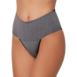 Modeladora Calcinha Seca Barriga Cós Alto Feminina Kit 10 Microfibra Mescla - Variadas