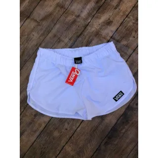 Verão Praia Streetwear Fitness Academia Short Feminino - Branco