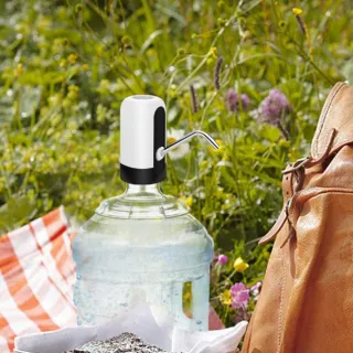 Dispenser Automático Universal de Água Elétrico com Carregamento USB - Bomba Galão 20L - Único