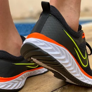 Lançamento 2023 Tênis Esportivo Masculino Academia - Branco