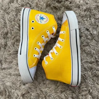 Tênis Converse All Star Cano Alto Feminino Preto com Listra - Promoção - Rosa