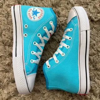 Tênis Converse All Star Cano Alto Feminino Preto com Listra - Promoção - Rosa
