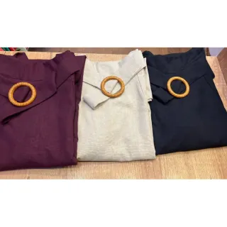 Bolsos Longuete Saia Linho Tecido em com - Vermelho