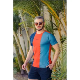 Camisa Masculina Luxo Listrada em Algodão Penteado Fio 30.1 com Elastano - Cores Variadas Faixa