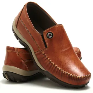 Conforto Total: Sapatilha Mocassim Masculina em Couro Legítimo - Preto