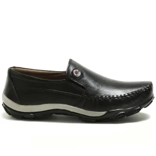 Conforto Total: Sapatilha Mocassim Masculina em Couro Legítimo - Preto