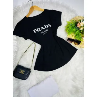 Moda luxo feminina: blusa Tshirt viscolycra - Único