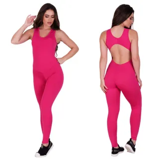 Calça Fitness Macacão de Academia - Azul