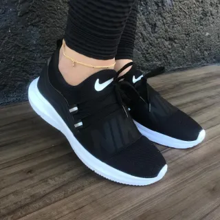 Tênis Confortável Feminino Meia para Fitness Crossfit Caminhada Academia - F1la Preto Preto