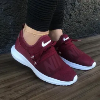 Tênis Confortável Feminino Meia para Fitness Crossfit Caminhada Academia - F1la Preto Preto