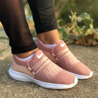 Tênis Confortável Feminino Meia para Fitness Crossfit Caminhada Academia - F1la Preto Preto