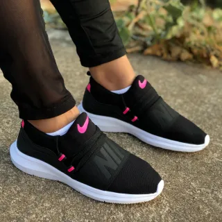 Tênis Confortável Feminino Meia para Fitness Crossfit Caminhada Academia - F1la Preto Preto