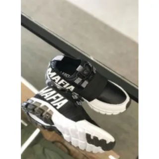 Tênis Caminhada/Academia Feminino LabelaMafia Premium Refletivo - preto prata