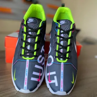 Sapato Masculino Tamanho Especial 44 ao 48 - Just Tênis - PRETO/VERMELHO