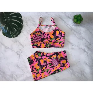 Moda fitness: conjunto top e short curto ou pedal - Est.13