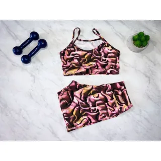 Moda fitness: conjunto top e short curto ou pedal - Est.13