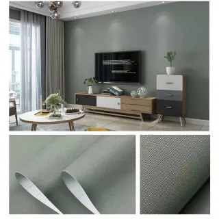 Adesivo Autocolante de Parede - Cor Sólida - 10 metros - *NEW* Azul Bebe