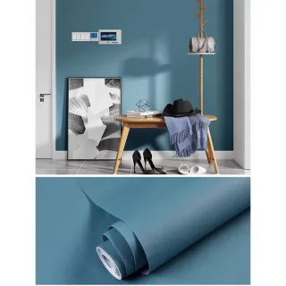 Adesivo Autocolante de Parede - Cor Sólida - 10 metros - *NEW* Azul Bebe