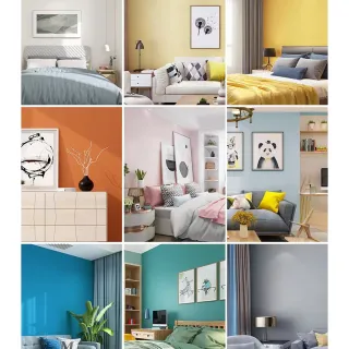 Adesivo Autocolante de Parede - Cor Sólida - 10 metros - *NEW* Azul Bebe