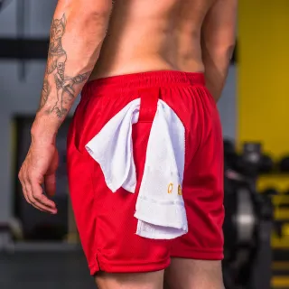 Calção academia masculino dry fit elástico bermuda 2 em 1 treino - Cinza
