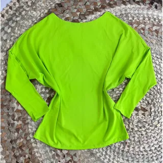 Veste leg feminina manga longa ampla meia estação - lima