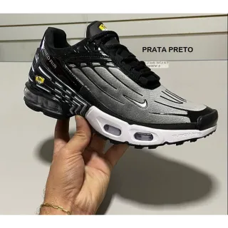 Caminhada Confortável Leve Tênis Esportivo Masculino Para Correr Academia - plus preto prata vermelho