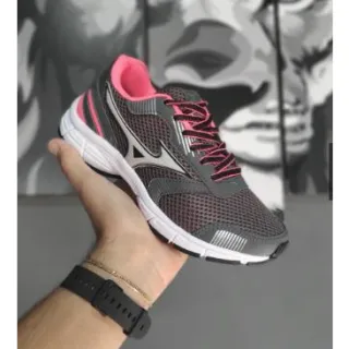 Promoção Tênis Feminino Jet Esportivo Academia Caminhada - Envio Imediato - PRETO/PINK